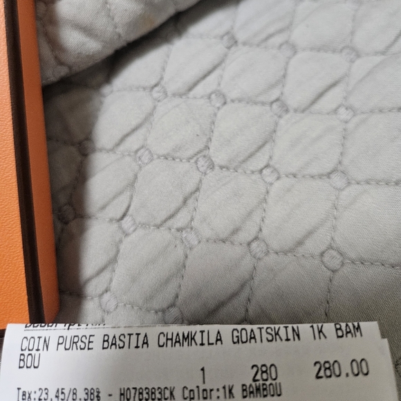 AUTH Hermes Bastia Change Purse - Picture 3 of 4